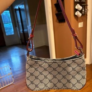 Vintage Ralph Lauren Denim Monogram purse/bag